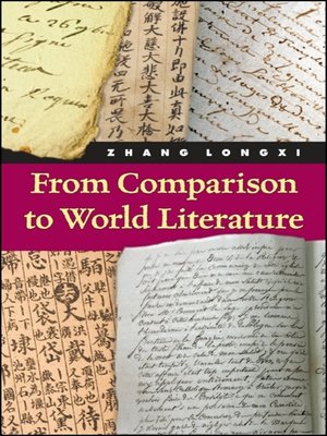 cover image of From Comparison to World Literature